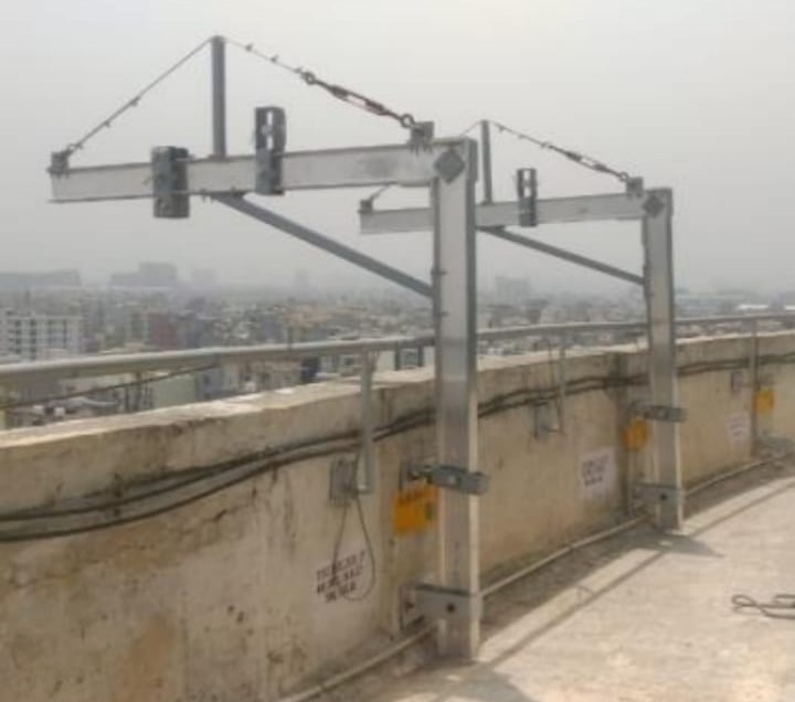 Parapet Mounted JIB | Aditya Building Maintenance Services