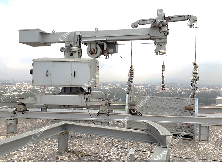 Davit System BMU Cradle System - Aditya Building Maintenance Services