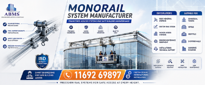 Monorail System Manufacturer | Facade Access Monorail System