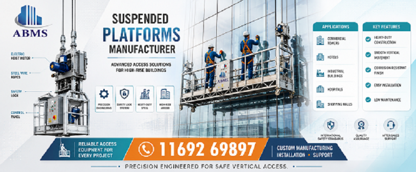 Suspended Platforms Manufacturer | High-Rise Building Access Solutions 