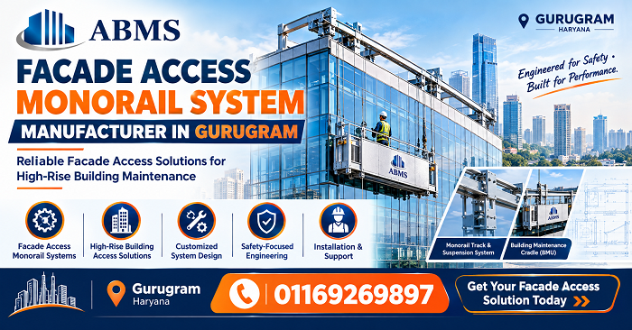 Facade Access Monorail System Manufacturer in Gurugram | ABMS Services