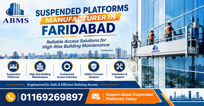 Suspended Platforms Manufacturer in Faridabad | Abms Services